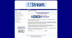 Desktop Screenshot of ezstream.net