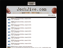 Tablet Screenshot of jockjive.ezstream.com